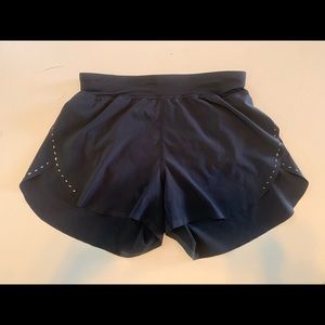 lululemon athletica Black Athletic Running Shorts